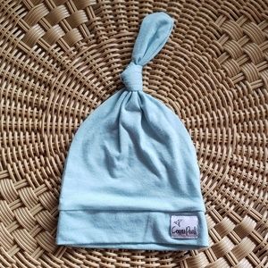 Copper Pearl Top Knot Hat